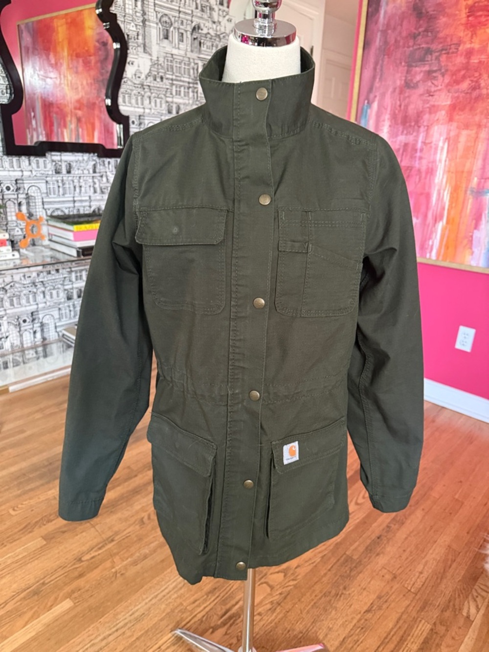 Carhartt Olive Green Women's Utility Field Jacket